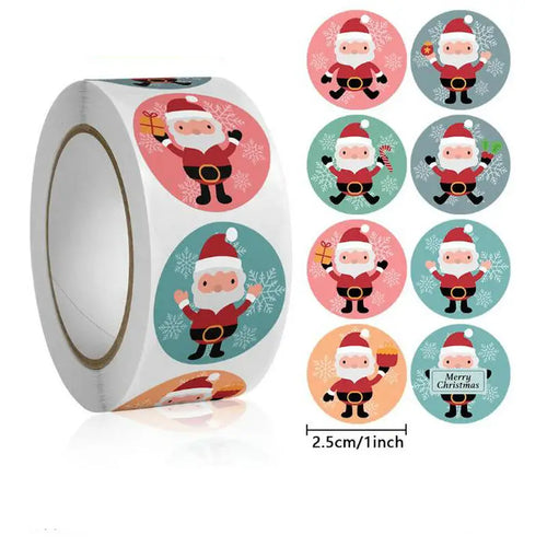 Christmas gift stickers decorative sealing sticker Merry Christmas