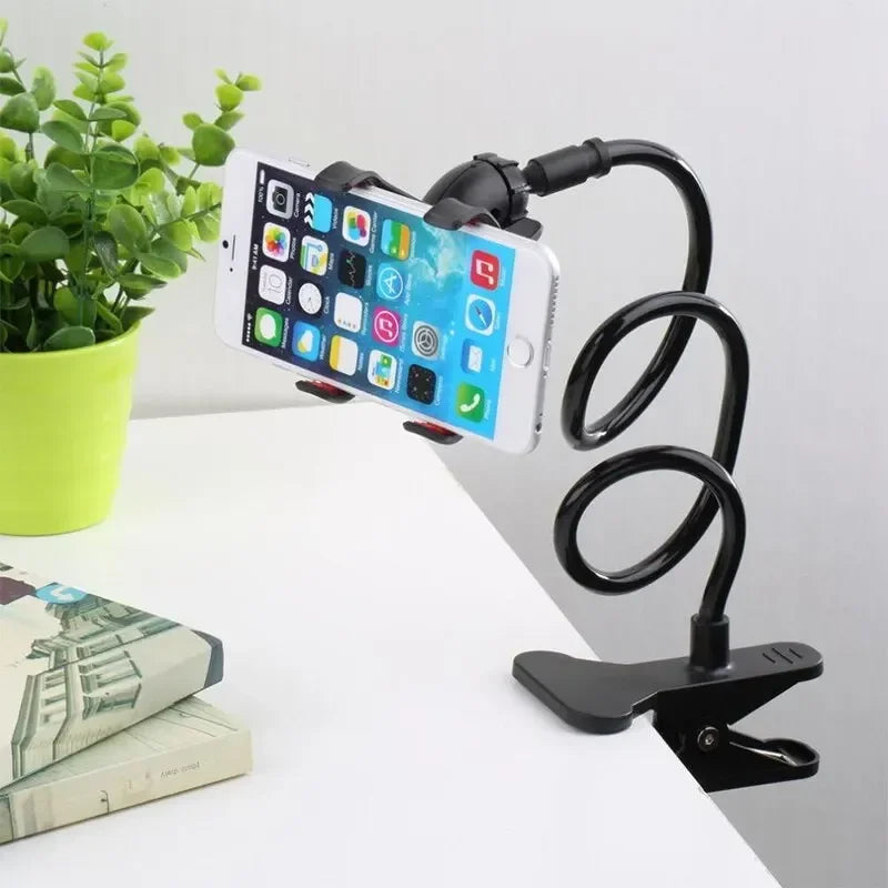 360 Clip Mobile Phone Holder Stand Portable Flexible Lazy Bed Desktop