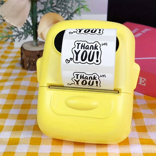 Mini Portable Wireless Label Printer - Wireless Function, Thermal