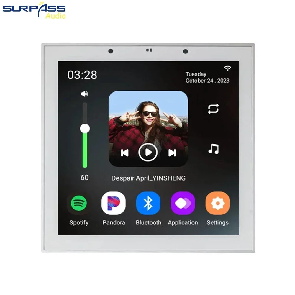 Smart Home Wall Amplifier Android 11 System 8ohm 4 Inch Tuya WiFi