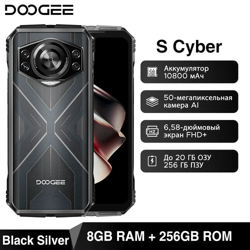 Global Version DOOGEE S Cyber Rugged Phone 6.58" 90Hz IPS Screen