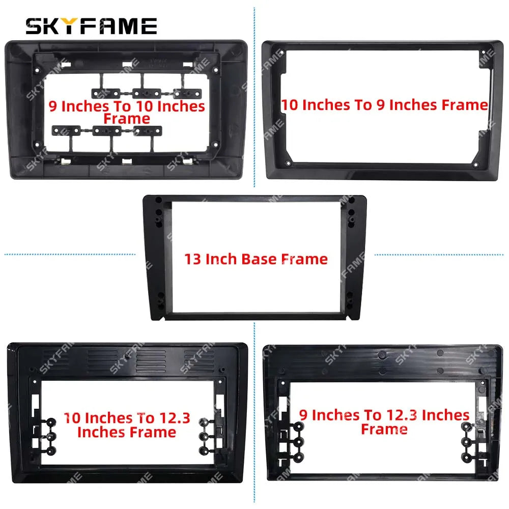 SKYFAME 12.3/9 Inch To 10 Inch To 9 Inch Transitio Frame Android Radio