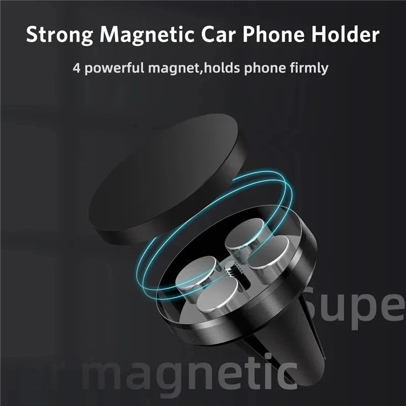 Magnetic Car Phone Holder Mount Air Vent Smartphone Mobile Stand
