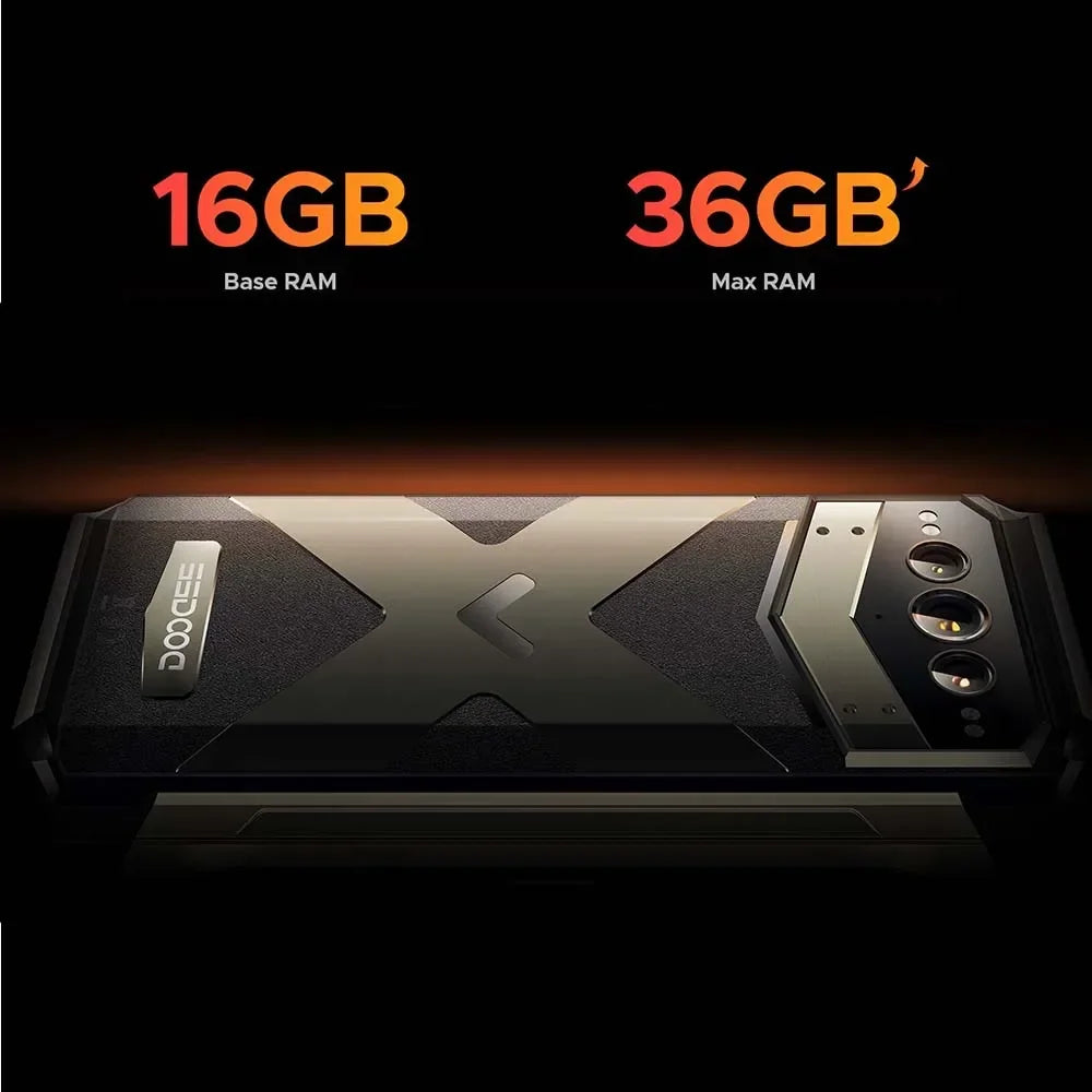 Global Version DOOGEE V Max Plus Rugged Phone 6.58" 120Hz 36GB(16+20)