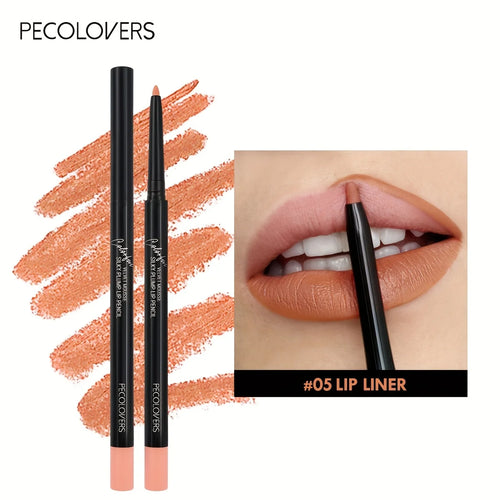 Waterproof Matte Lipliner Pencil Red Contour Tint Lipstick Long