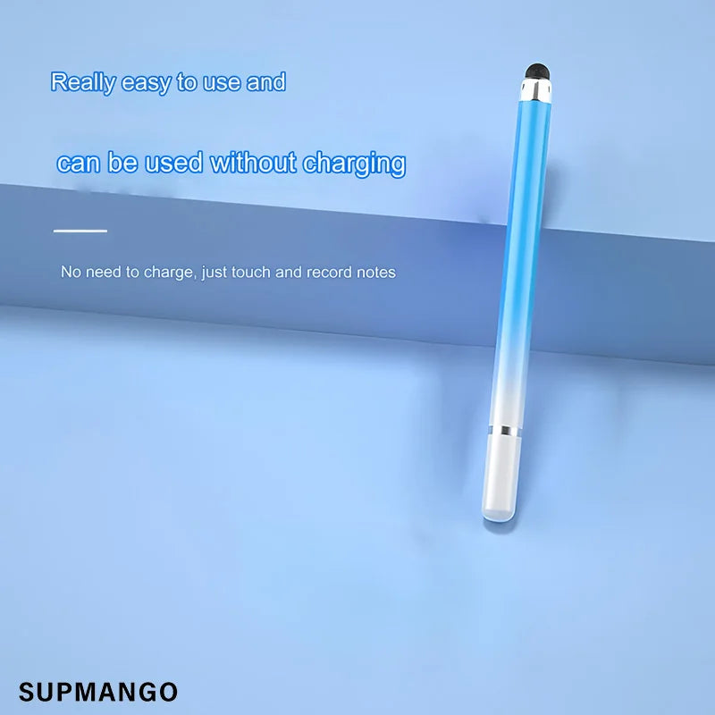 2 In 1 Stylus Pen For Cellphone Tablet Capacitive Touch Pencil For