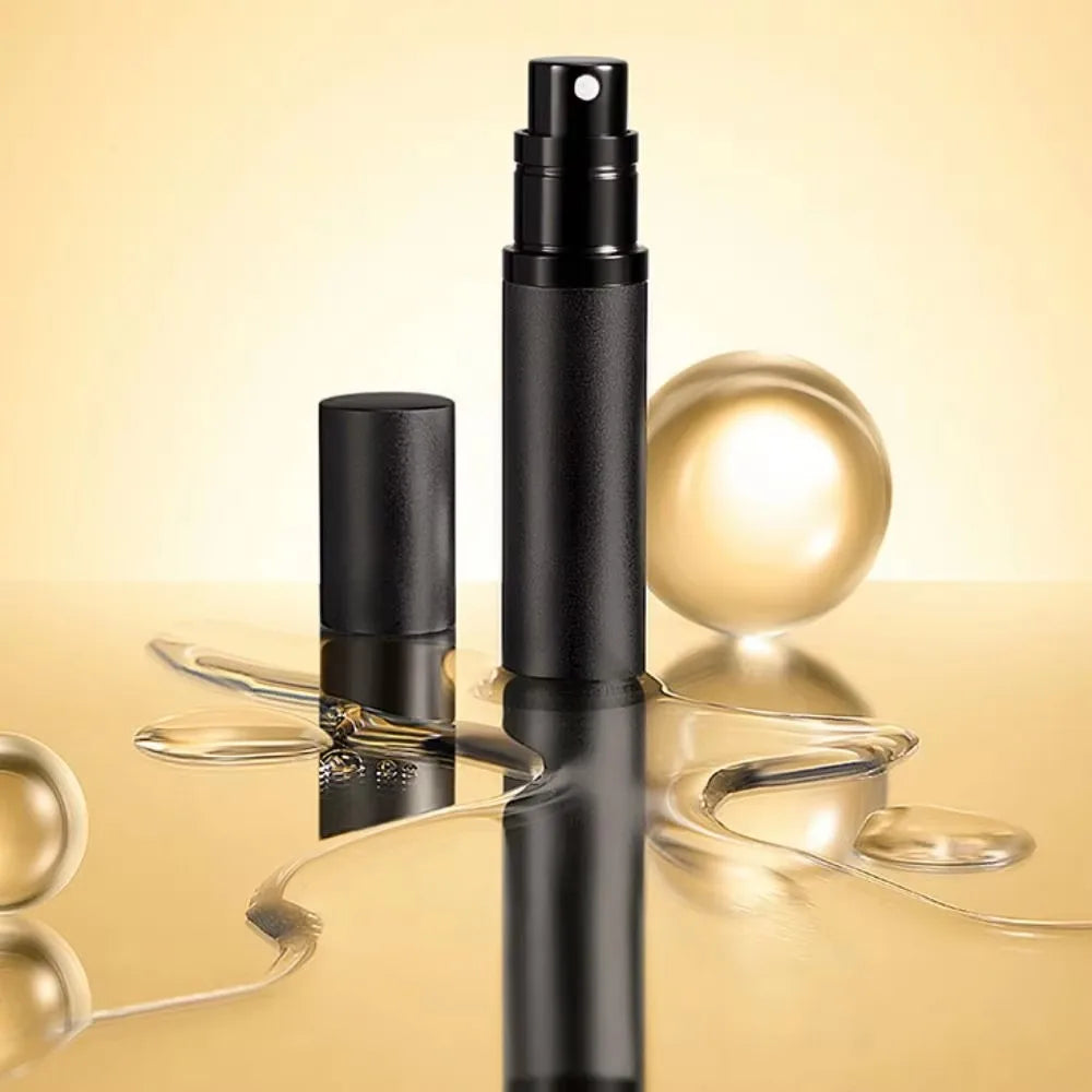 5ml Mini Aluminum Spray Alcochol Empty Refillable Bottle Portable