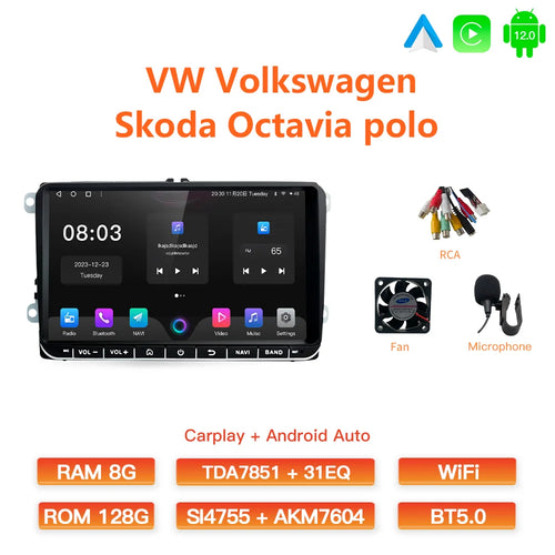 GATAXASKY 9" Car Radio multimedia player For VW Volkswagen Passat B7