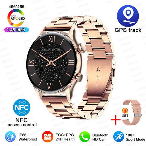 For XIAOMI HD Bluetooth Call Watch 2024 ECG Smart Watch Women AMOLED