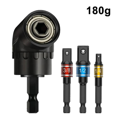 Black 105 ° Turning Screwdriver Joint Electric Drill Corner Socket