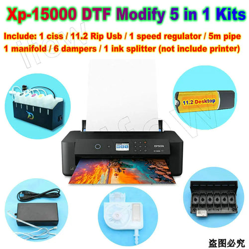 L8050 L18050 DTF CISS Modify Ink System Kit Full Set For Eco-Tank