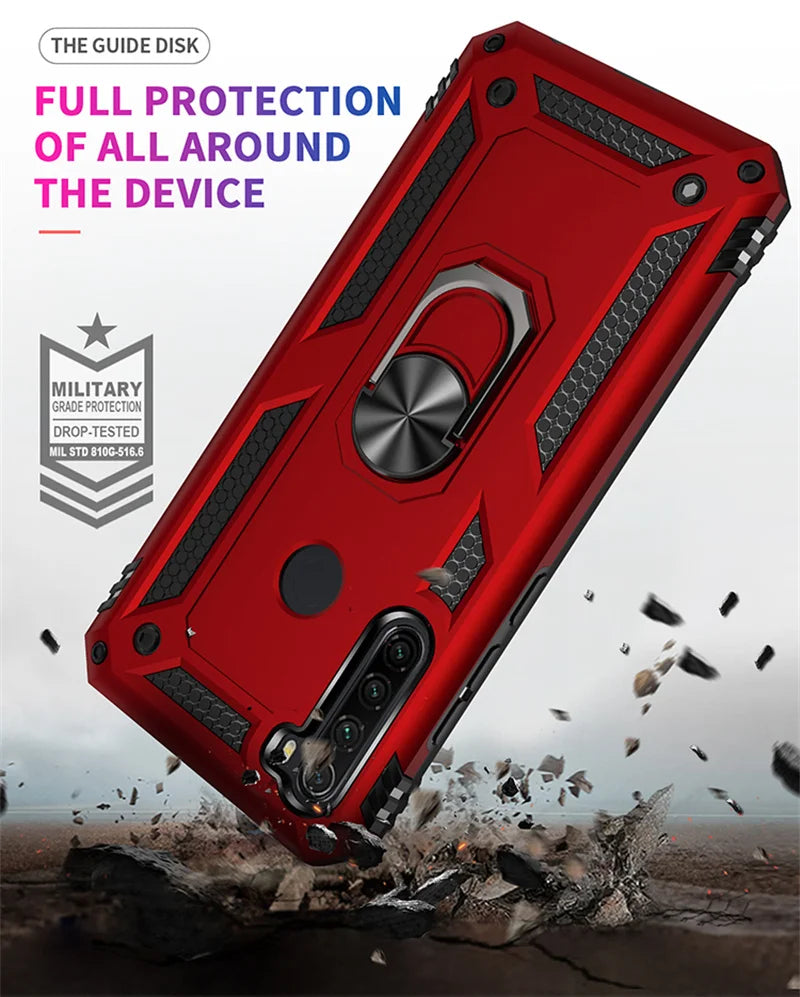 For Xiaomi Redmi Note 8T 7 8 Pro Case Luxury Armor Shockproof Phone