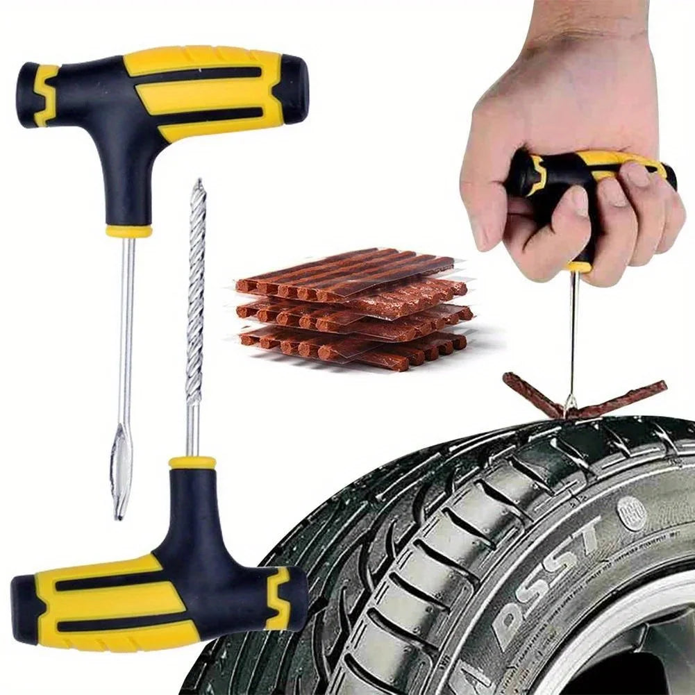Car Tire Repair Tool Tire Repair Kit Studding Tool Set Auto Bike