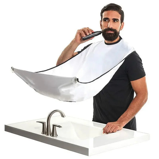 Male Shaving Apron Beard Catcher Cape Care Bib Face Shaved Hair Adult
