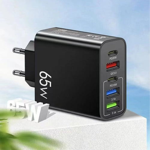 5 port  EU Standard USB  for All Phone Travel Portable Mobile Plug