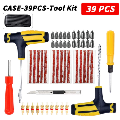 Car Tire Repair Kit Puncture Plug Tools Tyre Puncture Emergency for