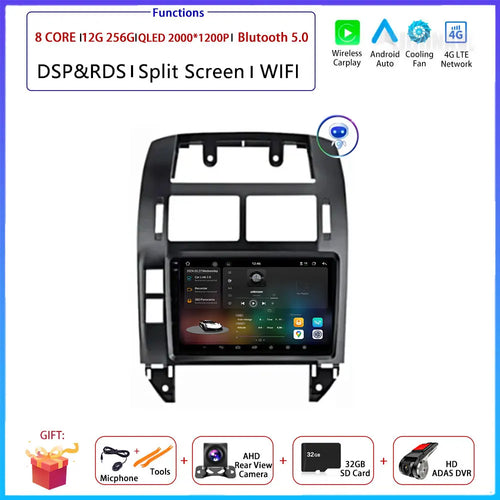 Android OS Car Radio For Volkswagen VW Polo MK4 6Q 9N 9N3 2004-2009