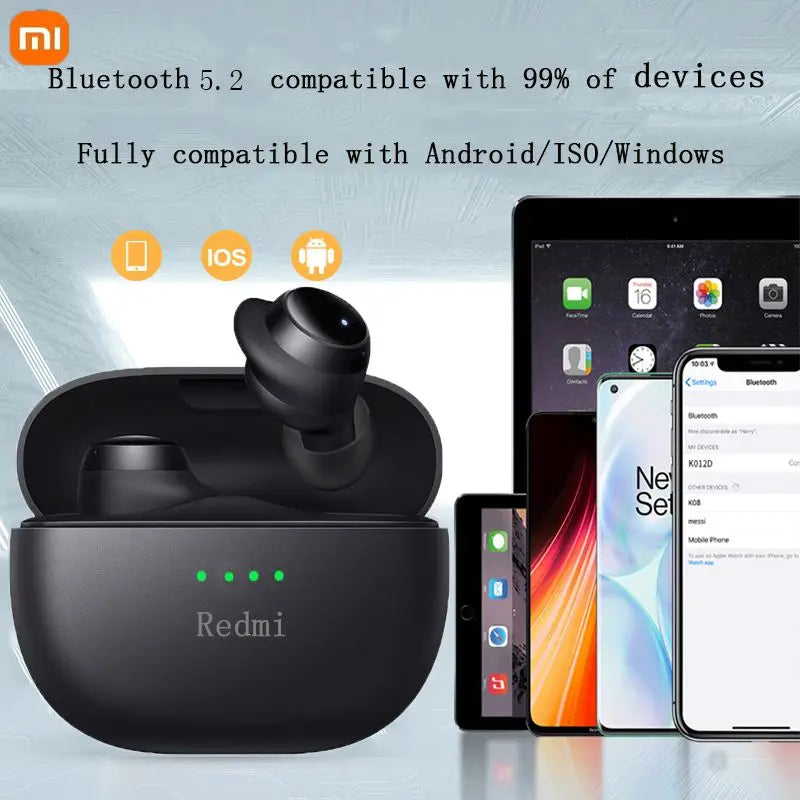 Xiaomi Redmi Bluetooth 5.2 Earbud Type-C In-Ear Headphones with Mini