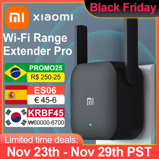 Xiaomi Repeater WiFi Pro Mi Amplifier Network Expander Router Power