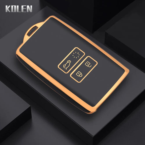 TPU Car Card Key Case Cover Shell Fob For Renault Koleos Captur Megane