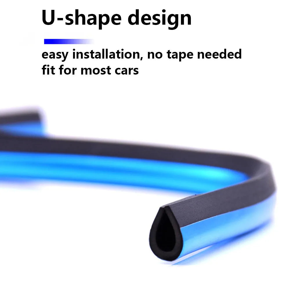 10Pcs 20cm Car Air Conditioner Outlet Decorative U Shape Moulding Trim