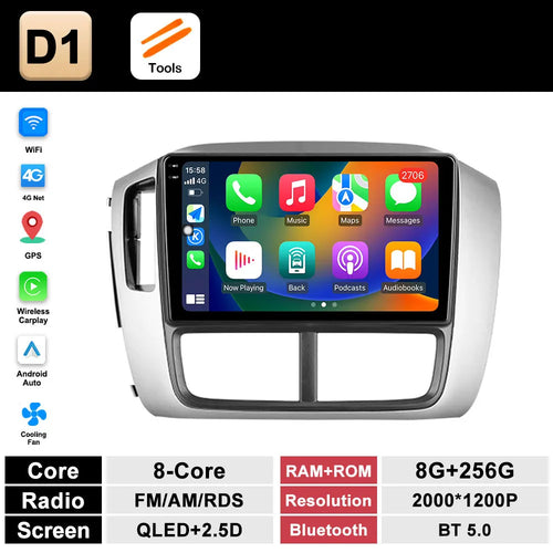 9 inch Navigation GPS Wireless Carplay Android System for Honda Pilot