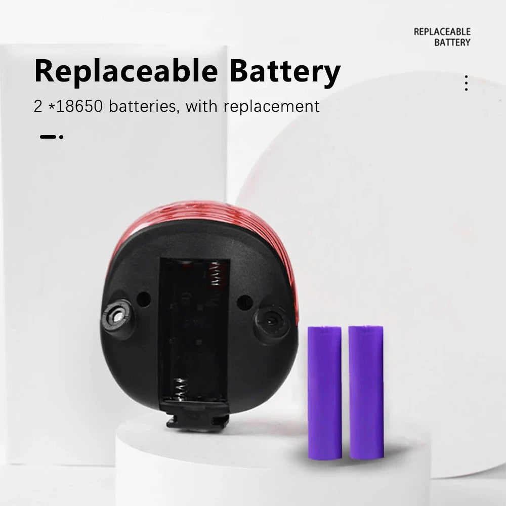 Bicycle Rear Light Red Tail Light LED Night Safety Warning Light