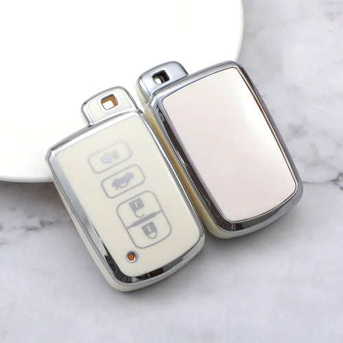 4 Buttons TPU Remote Car Key Case for Toyota Prius Plus Auris Avalon