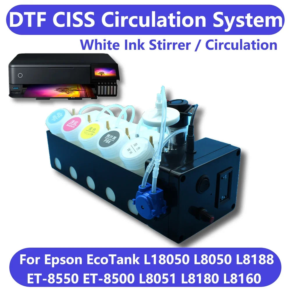 8050 L18050 L8050 DTF CISS System Modify Ink Kit For Epson Et8550