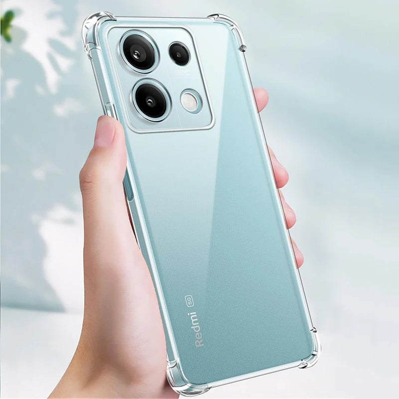 Shockproof Silicone Case For Xiaomi Redmi Note 13 12 12S 12T 11 11T