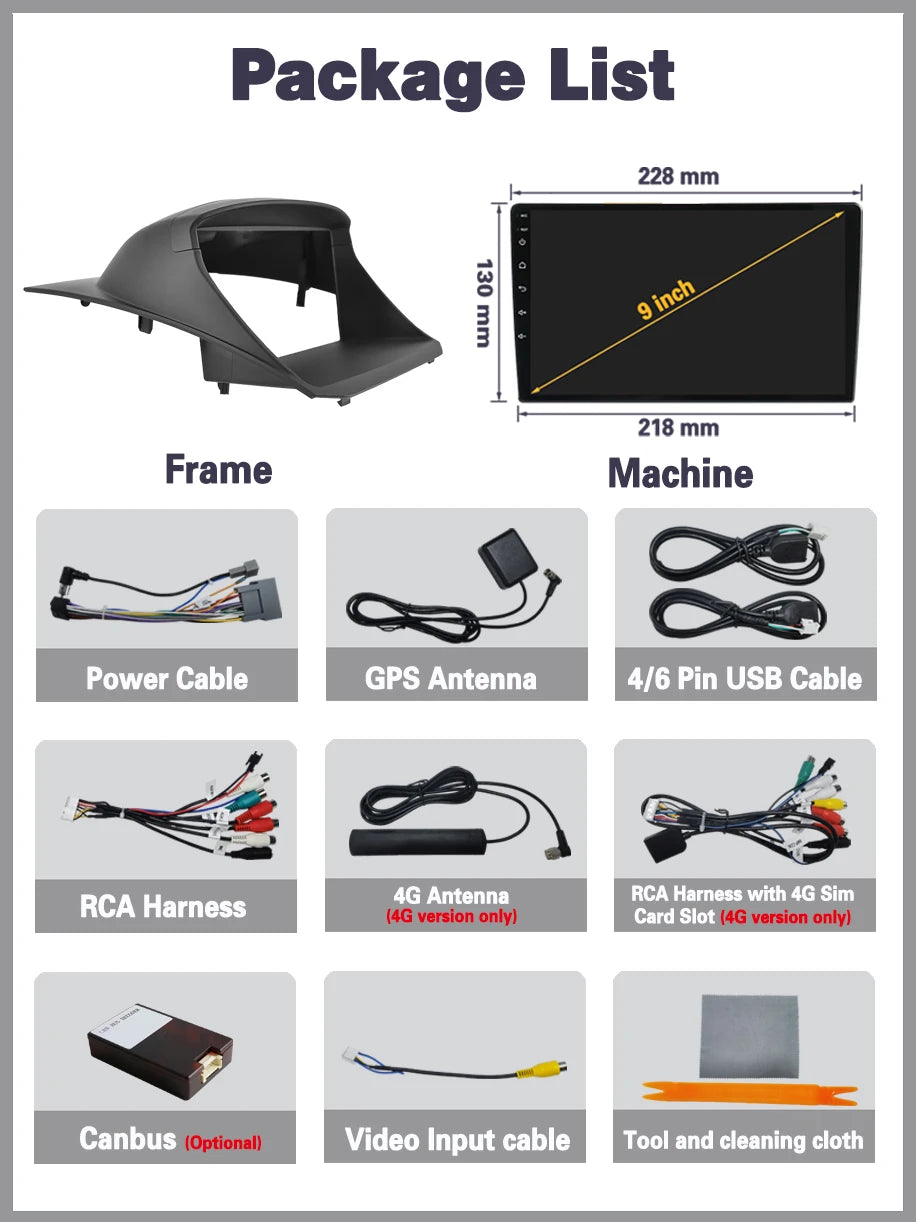 Car Radio Carplay For Ford Fiesta  Mk 6 2008-2019  Android