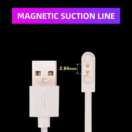 2 Pin 4 Pins USB Charging Cable Universal Smart Watch Charger Magnetic
