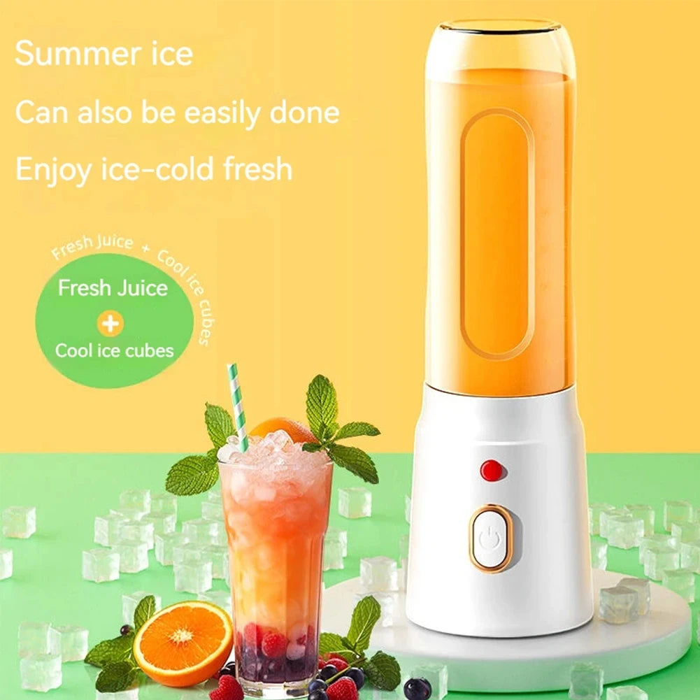 500ML Portable Electric Blender 40W USB Rechargeable Cordless Juicer