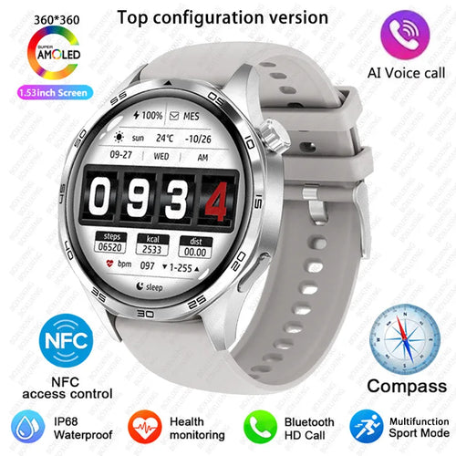 For Huawei GT5 PRO Smart Watch Men Watch 4 Pro upgraded version AMOLED