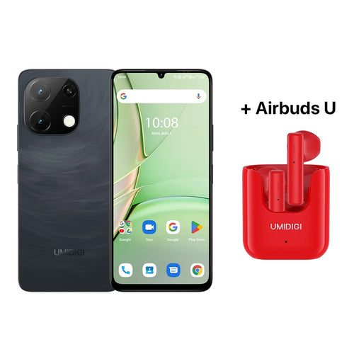 UMIDIGI G9T Android 14 Smartphone UNISOC T606 4GB 128GB 6.75” Water