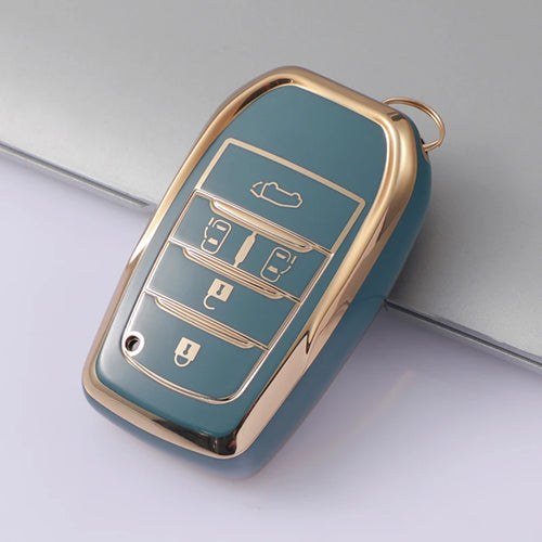 2 3 4 Buttons TPU Car Key Case Cover for Toyota Land Cruiser 200 300