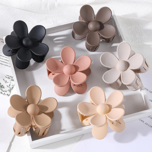 Large Flower Claw Clips For Women Fashion Hair Claw Hair Clamps Girls