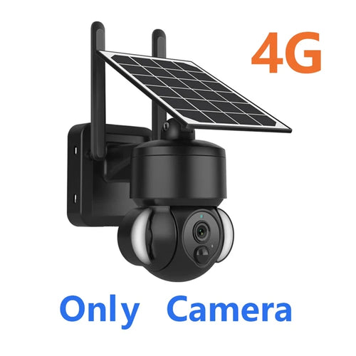 SHIWOJIA Outdoor Camera 4G / Wifi Solar Powered 7500mAh Battery with