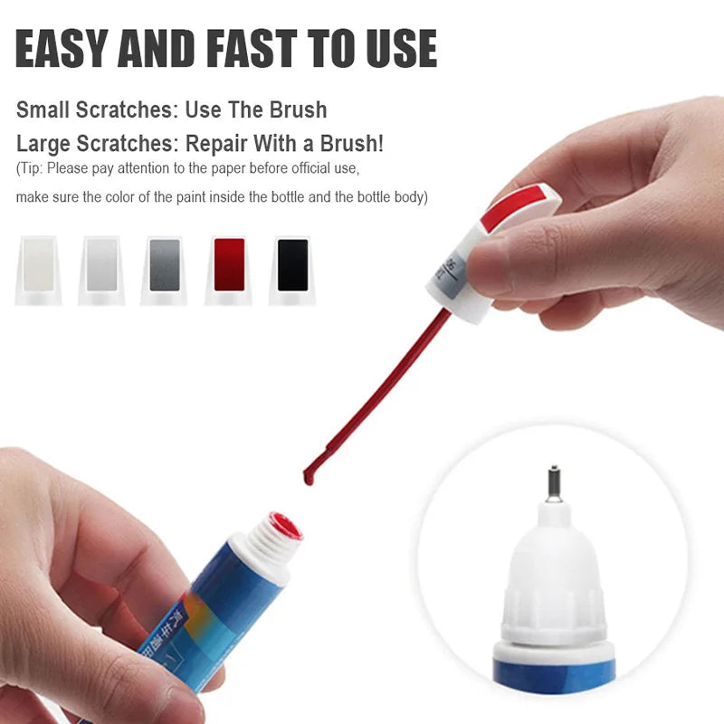 SEAMETAL Universal 5 Colors Car Scratch Repair Paint Pen Auto Touch Up
