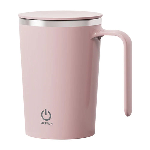Automatic Stirring Cup Magnetic Mug 400ml Stainless Steel Coffee