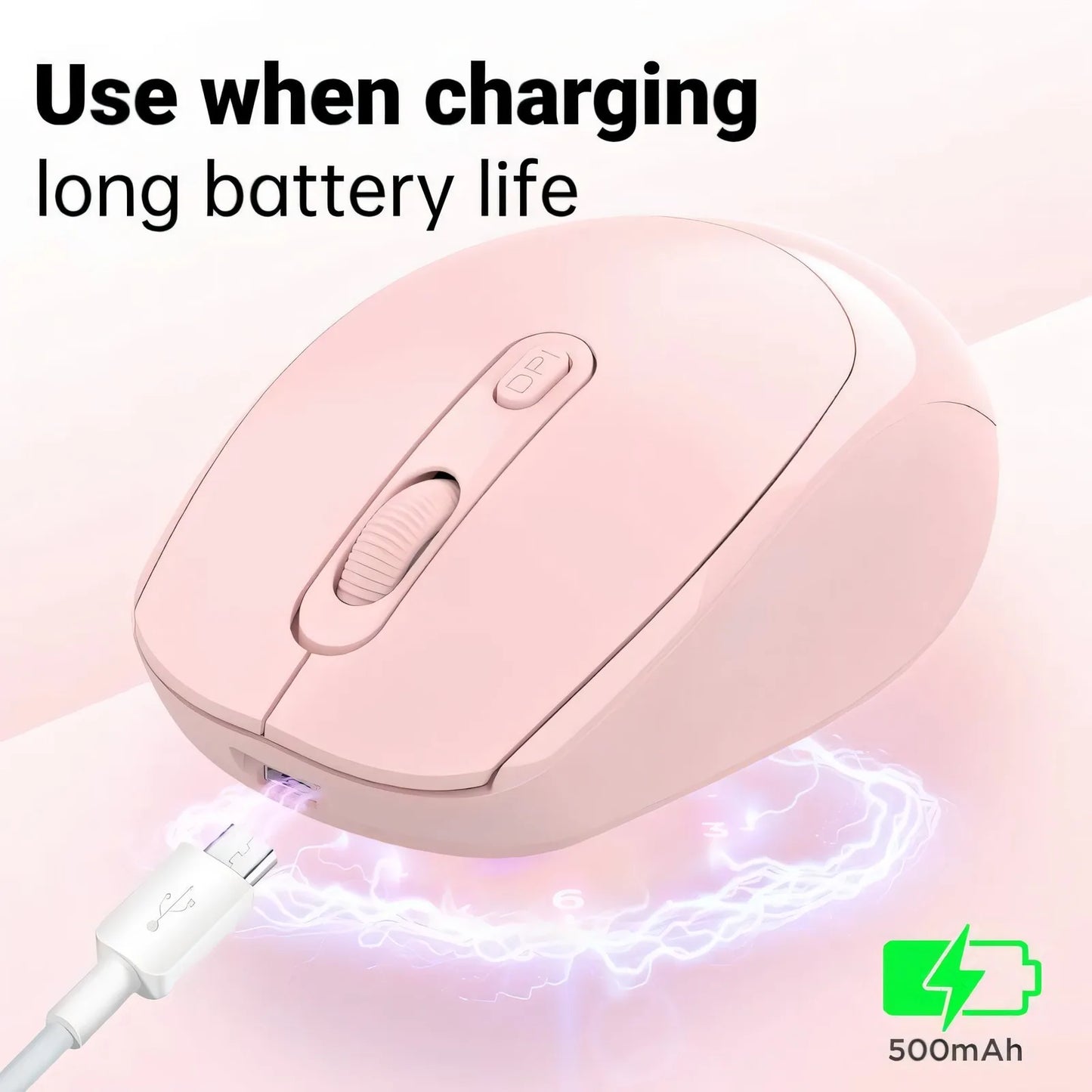 Rechargeable Wireless Mouse Bluetooth Computer Laptop Gaming Mouse