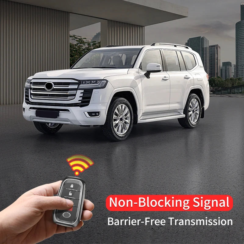 Fully Enclosed Protection Metal Key Shell For Toyota Land Cruiser  300