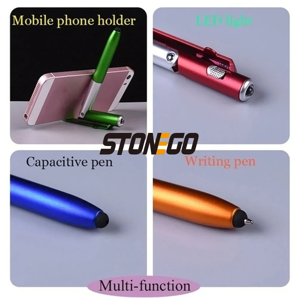 STONEGO 4 in 1 Multifunction Ballpoint Pen with LED Light Fold Phone