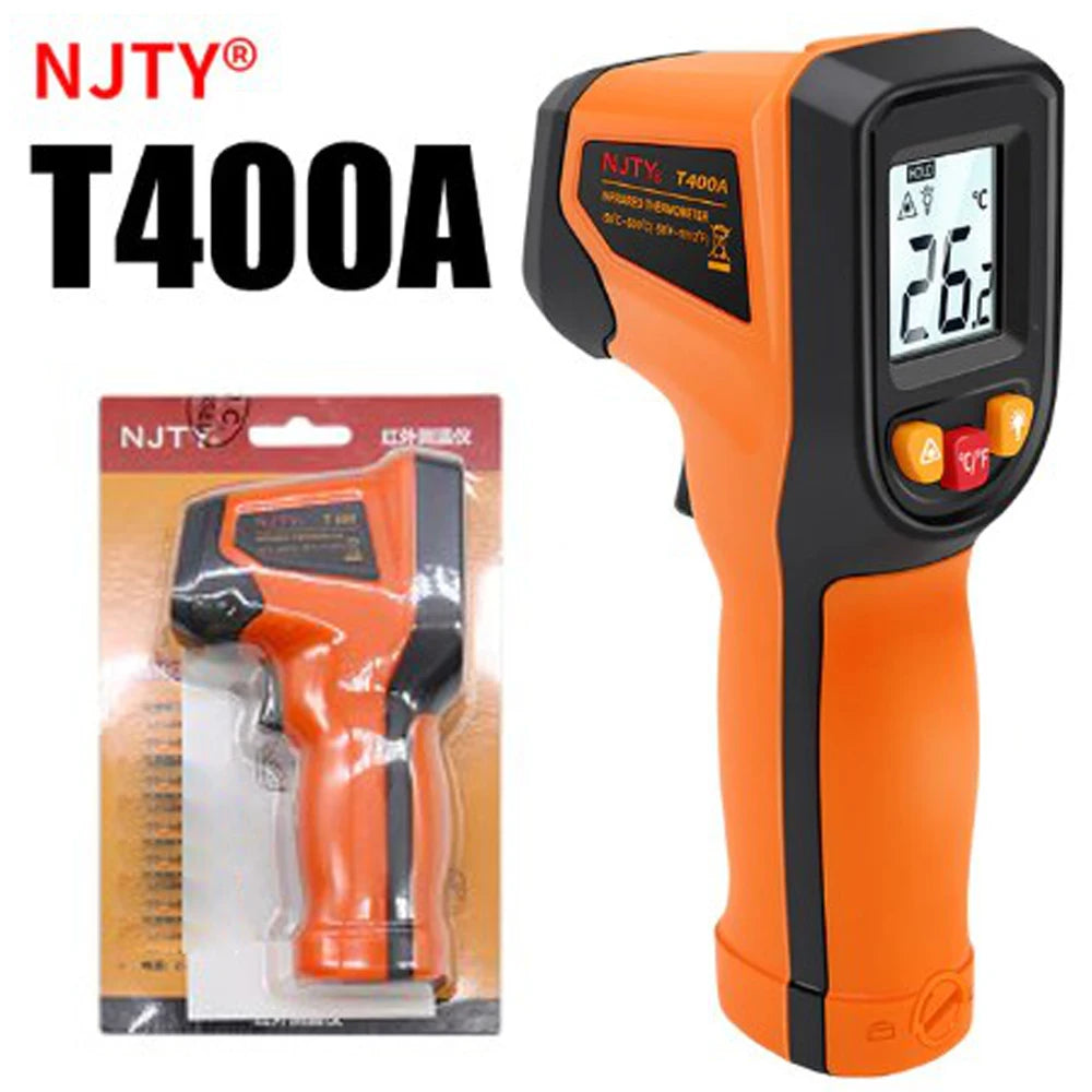 NJTY T400 T400A T600 T600A Digital Infrared Thermometer Laser