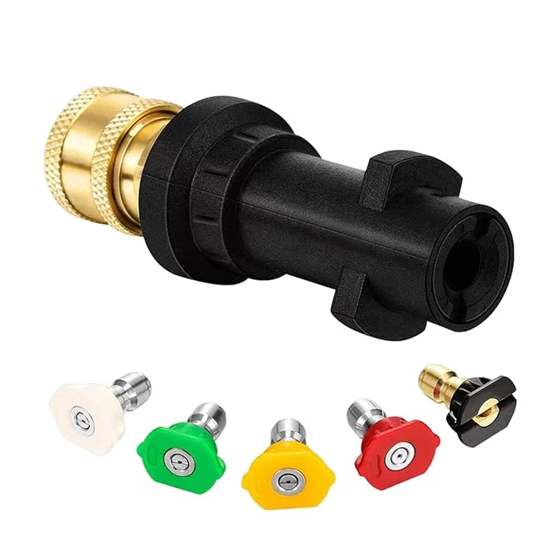 Pressure Washer Adapter Kit 1/4'' Quick Connect Female Fitting with