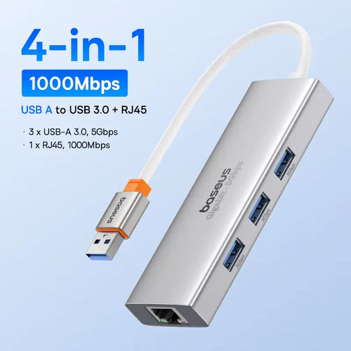 【Limited Offer】Baseus USB Hub Type C to Dual HDMI 4K 60Hz 30Hz VGA PD