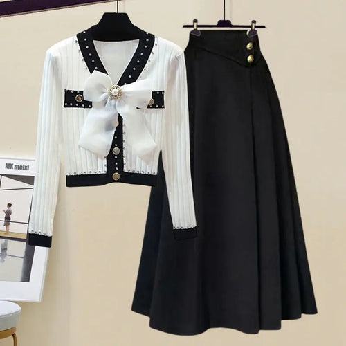 Spring and Autumn Season Set Women's New Korean Edition Design Feels