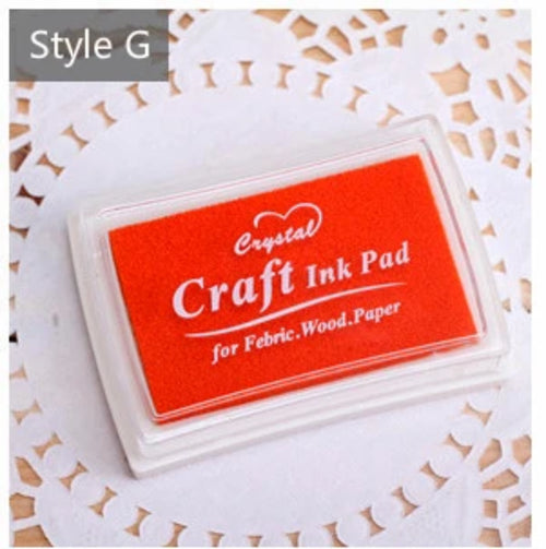 Mr Paper 15 Colors Inkpad Handmade DIY Craft Oil Based Ink Pad for