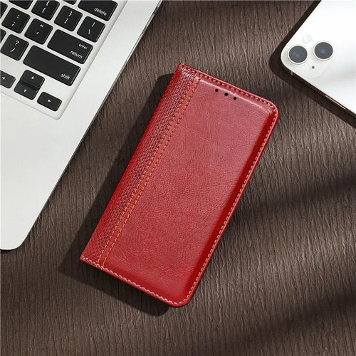 14C Leather Flip Case For Xiaomi Redmi 14C Phone Case Etui Redmi 14C
