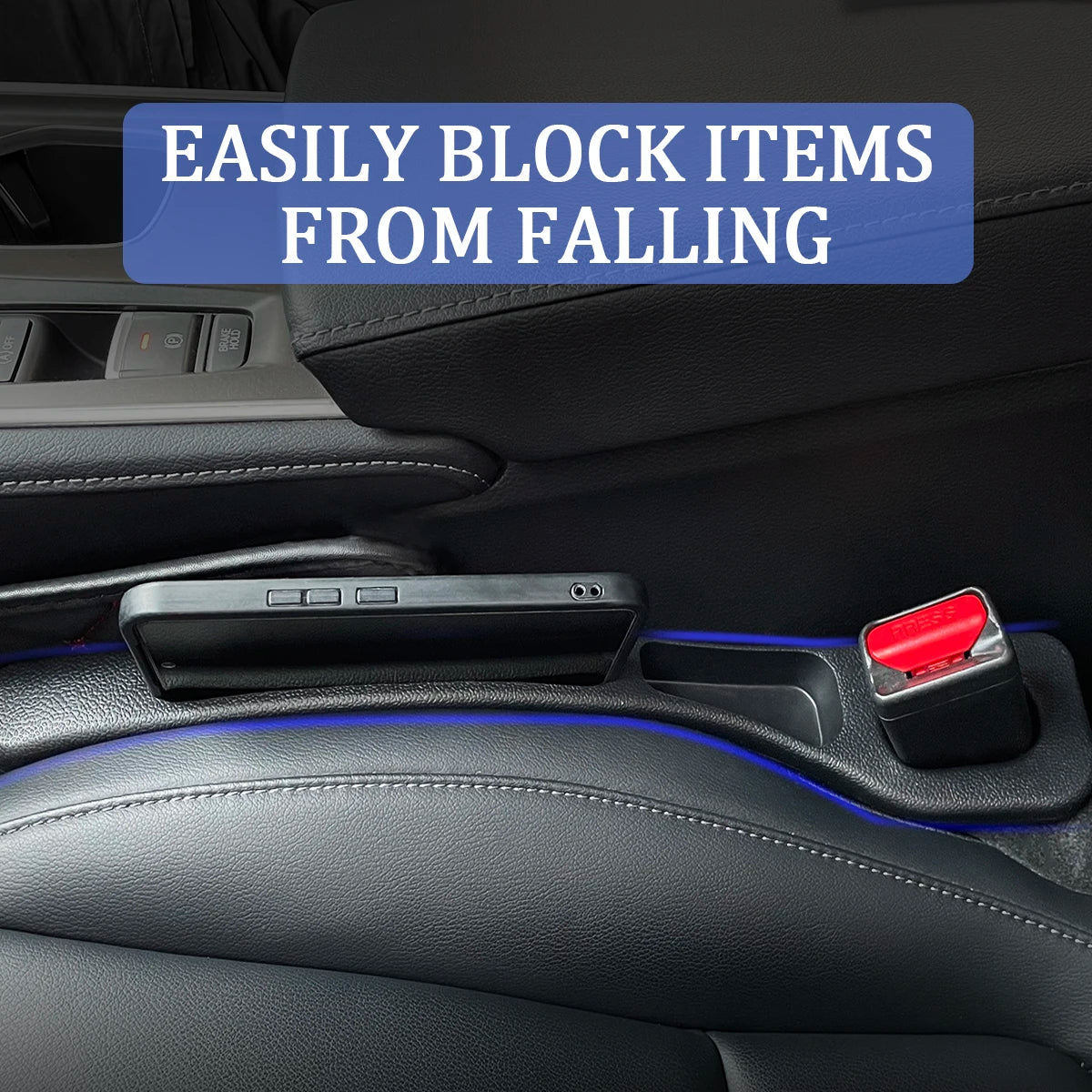 2pcs/set Universal Car Seat Side Sealing Strip Car seat gap strip